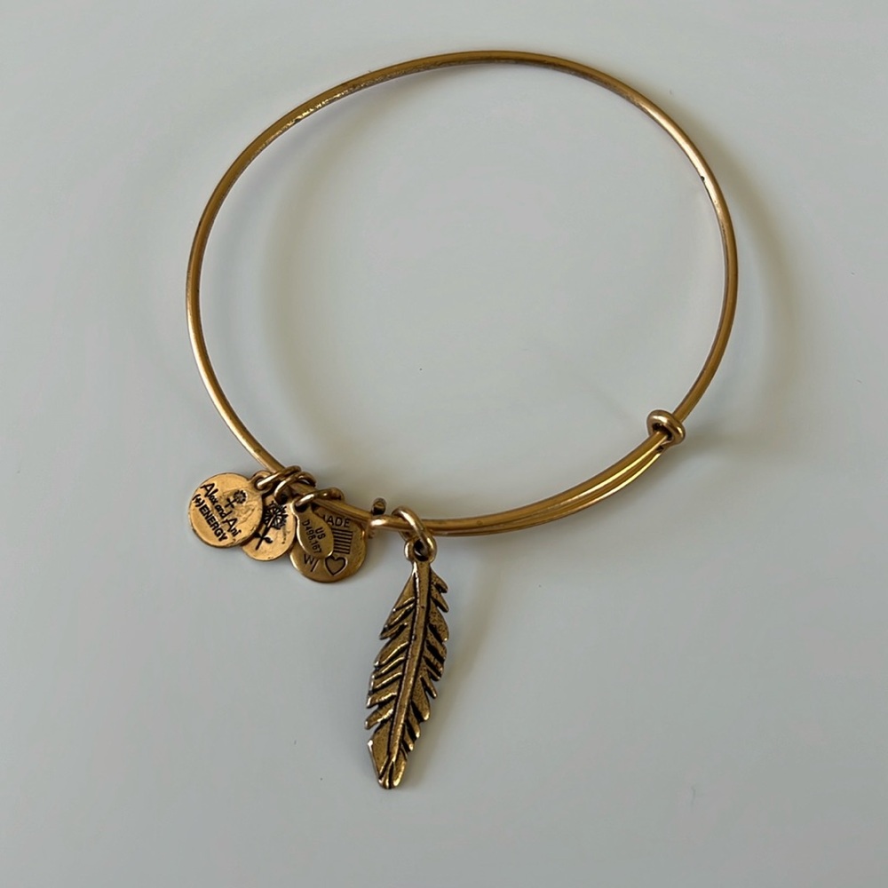 Feather Alex and Ani Bracelet